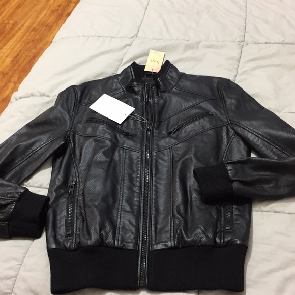 hush leather jacket